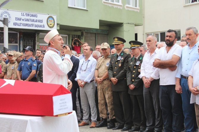 Giresun’da Kıbrıs Gazisi, Törenle Toprağa Verildi