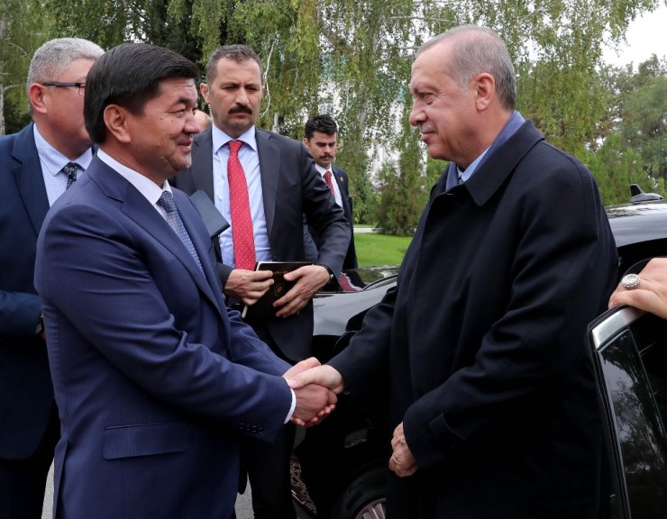Erdoğan Kırgız Başbakan Abılgaziyev’le Görüştü