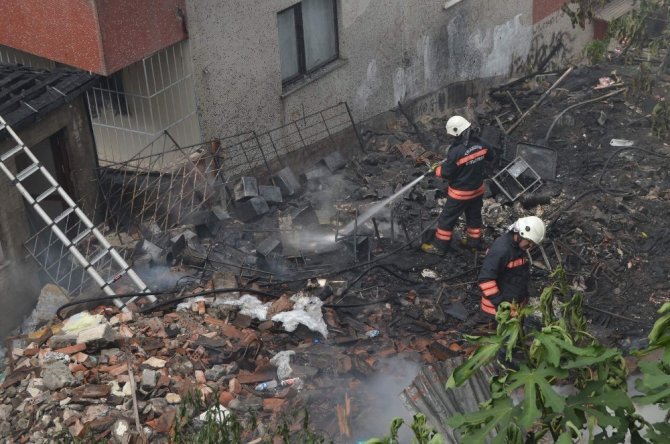 Trabzon’da Yangın Paniğe Neden Oldu