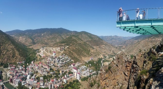 Cam Seyir Terasına Kır Lokantası Yapılacak, Yolu Ağaçlandırılacak