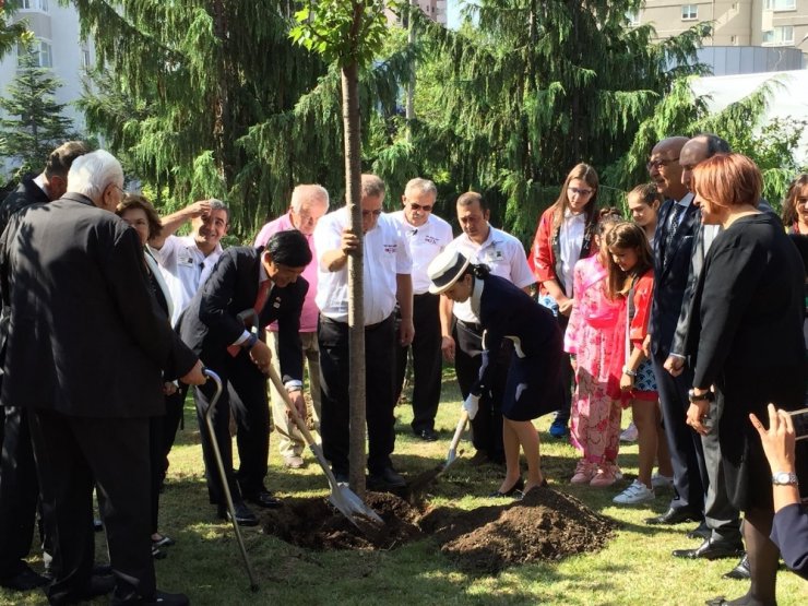 Japonya Prensesi Ankara’da Ağaç Dikti