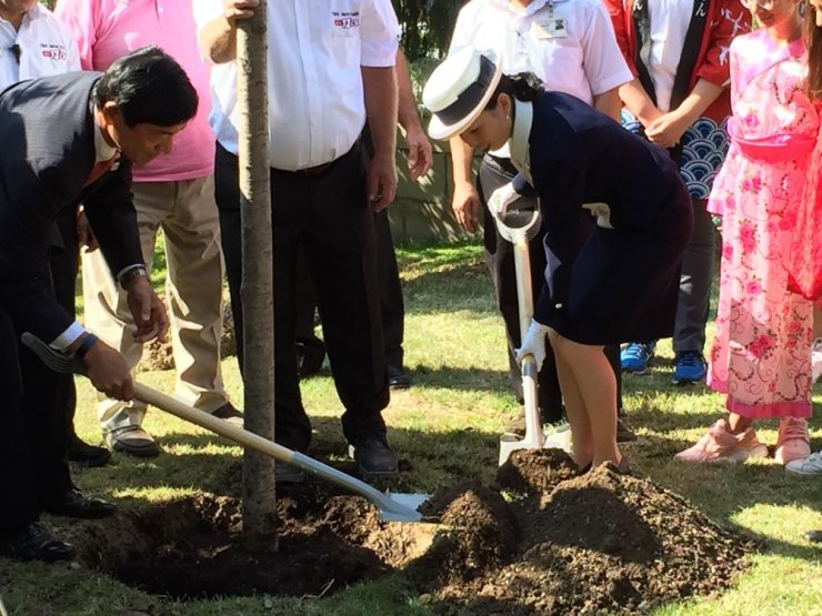 Japonya Prensesi Ankara’da Ağaç Dikti