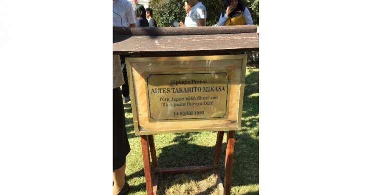 Japonya Prensesi Ankara’da Ağaç Dikti