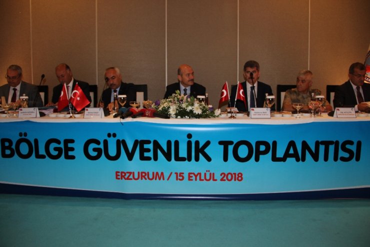 İçişleri Bakanı ’Bölge Güvenlik Toplantısı’nda