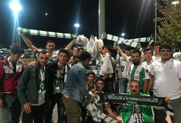 Konyaspor Taraftarından Örnek Davranış