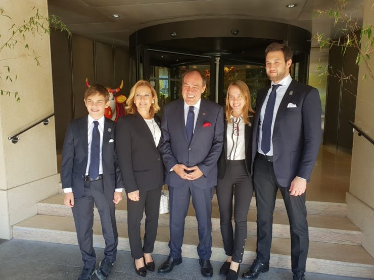 Türk Heyeti Uefa Genel Merkezinde