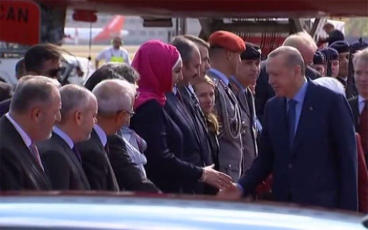 Cumhurbaşkanı Erdoğan Almanya’da