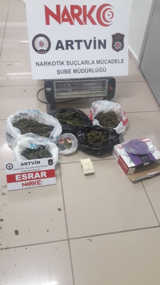 Artvin’de Uyuşturucu Operasyonu