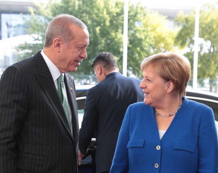 Erdoğan, Merkel İle Görüştü