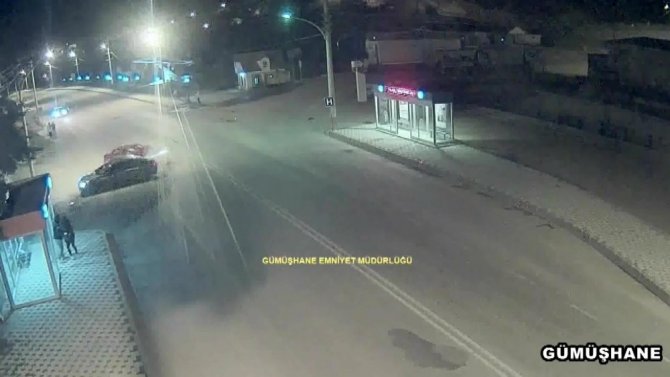 Gümüşhane’deki Kazalar Mobese Kameralarına Yansıdı