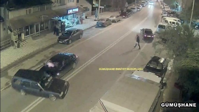 Gümüşhane’deki Kazalar Mobese Kameralarına Yansıdı