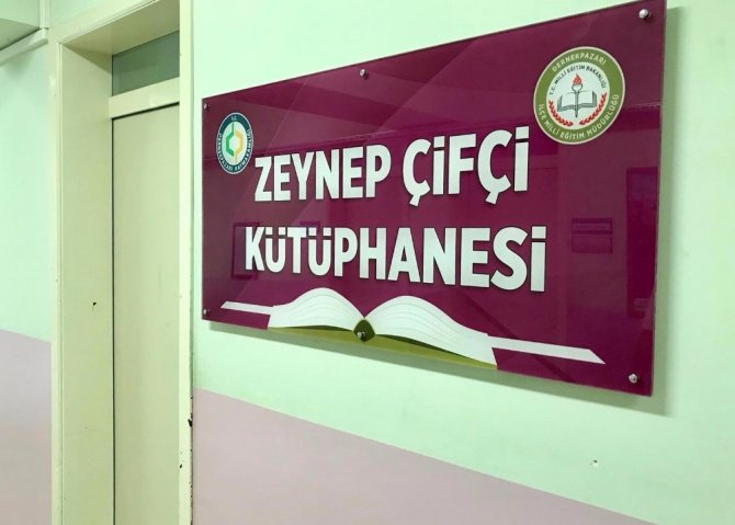 Zeynep’in Adı Okulundaki Kütüphanede Yaşayacak