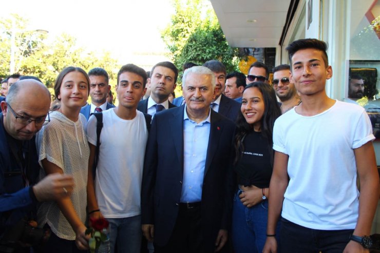 Tbmm Başkanı Yıldırım’dan Esnaf Ziyareti