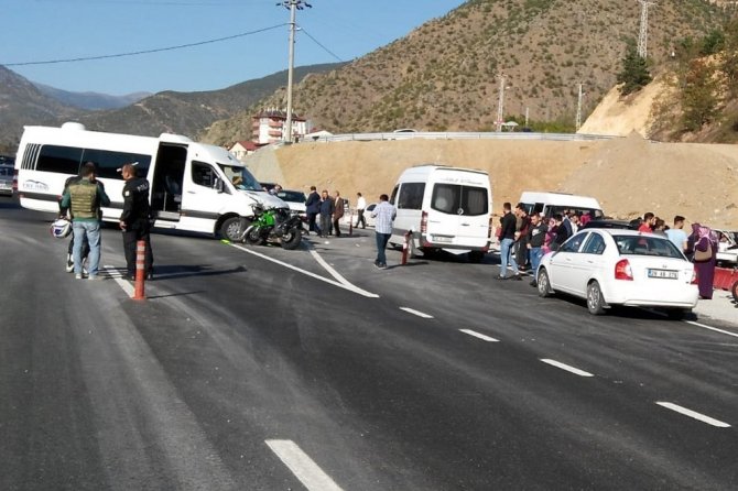 Gümüşhane’de Trafik Kazası: 1 Yaralı