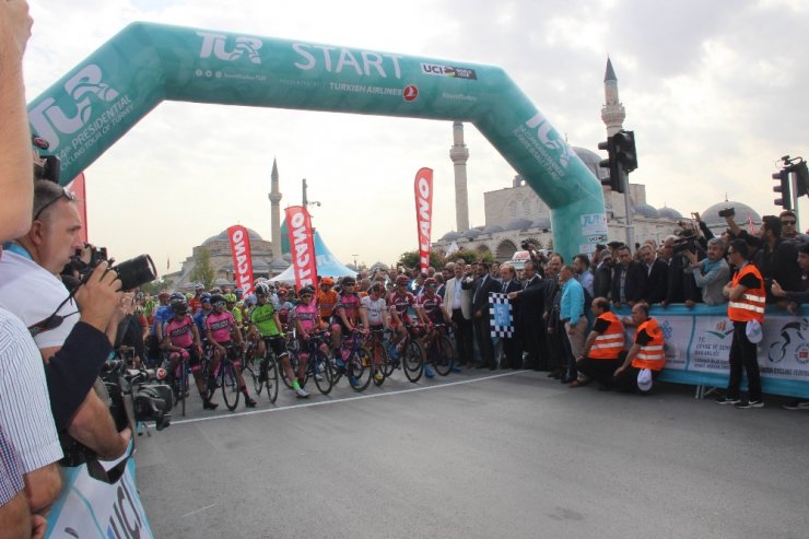 Cumhurbaşkanlığı Bisiklet Turu Konya’dan Start Aldı