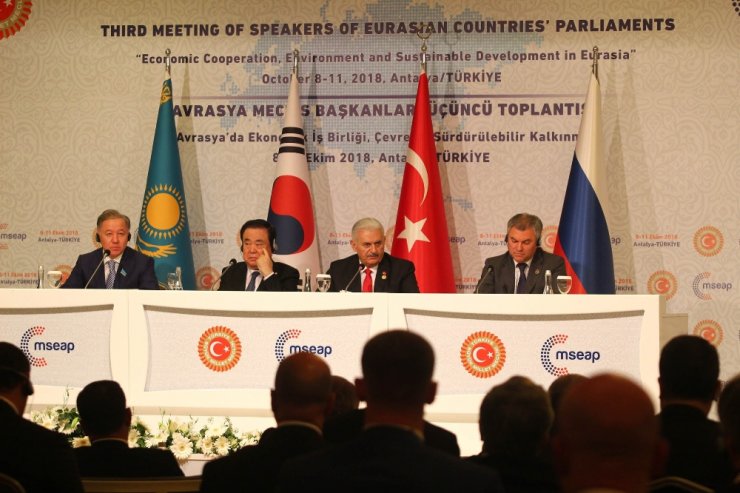 Avrasya Meclis Başkanları Toplantısı Bitti