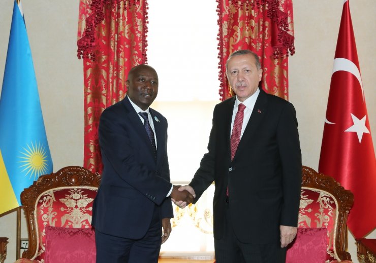 Erdoğan Ruanda Başbakanı Ngirente İle Bir Araya Geldi