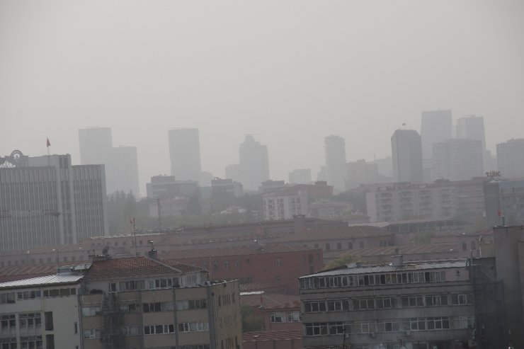 Toz Bulutu Ankara’ya Ulaştı