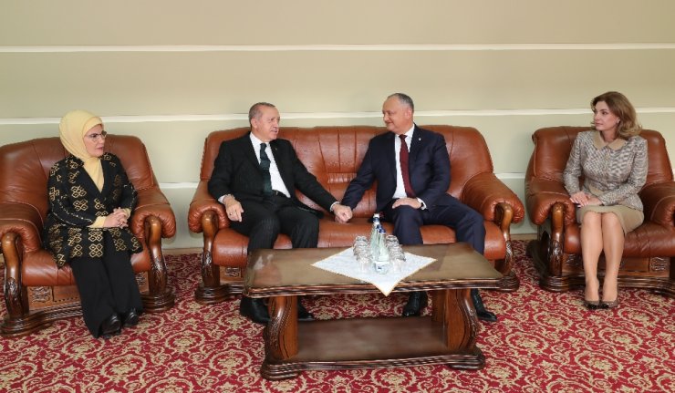Cumhurbaşkanı Erdoğan Moldova’da