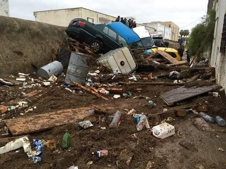 Tunus’ta Sel Felaketi: 5 Ölü, 2 Kayıp