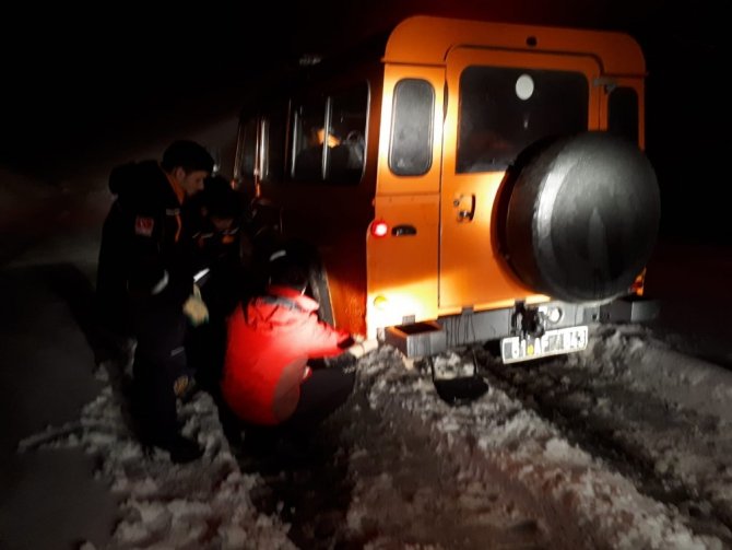 Yaylada Mahsur Kalan 6 Kişiyi Afad Ekipleri Kurtardı