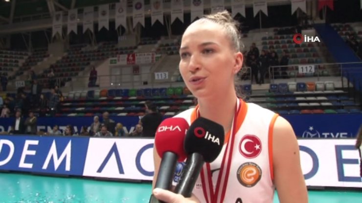 Gamze Kılıç: "Kazandığımız İçin Çok Mutluyum"