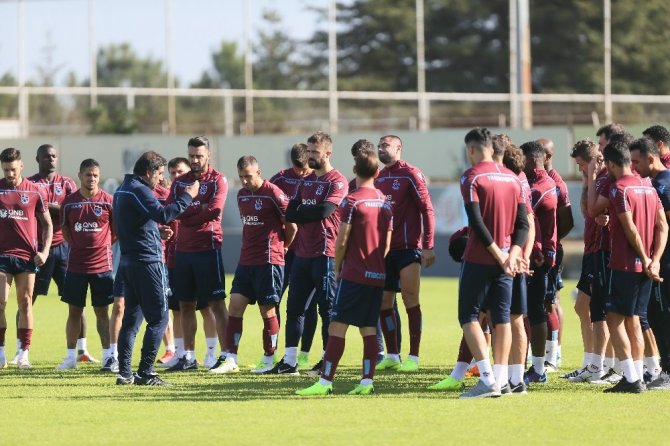 Trabzonspor 7 Eksikle Çalıştı