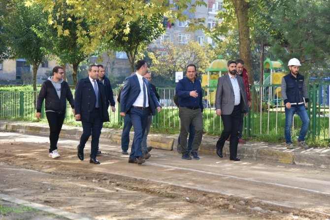 Başkan Aksu, Doğalgaz Çalışmalarını İnceledi