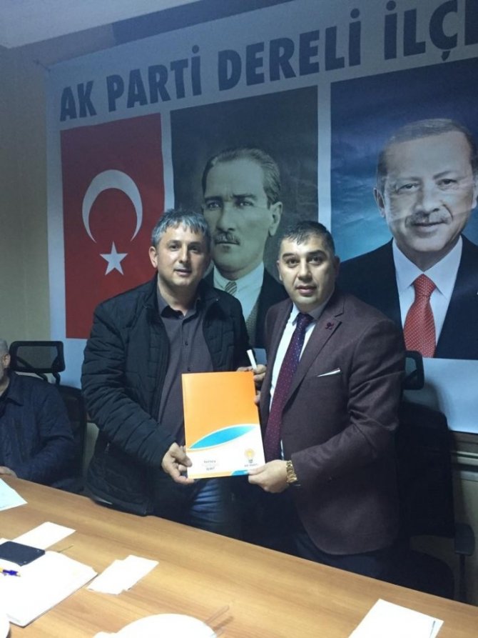 Giresun’da İlk Aday Adayı Başvurusunu Yaptı
