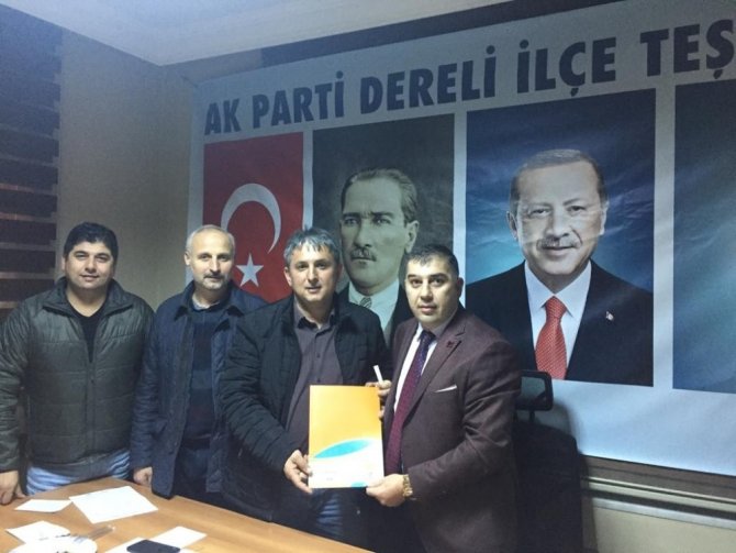 Giresun’da İlk Aday Adayı Başvurusunu Yaptı