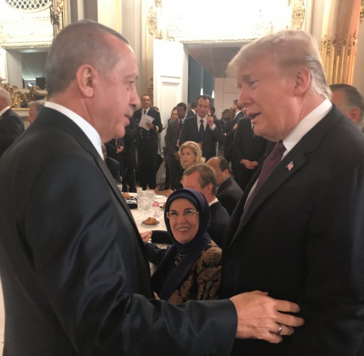 Erdoğan Trump’la Görüştü