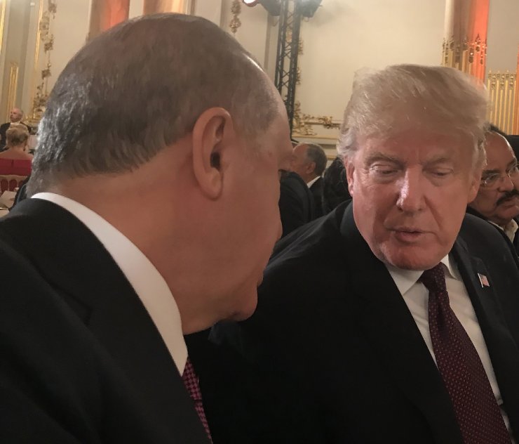 Erdoğan Trump’la Görüştü