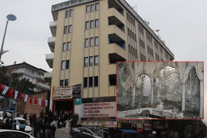 Binanın Altındaki Tarihi Hamam Gün Yüzüne Çıkarıldı