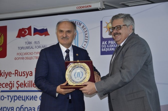 Ak Parti Giresun Milletvekili Öztürk Türk-rus Forumu’nda Konuştu