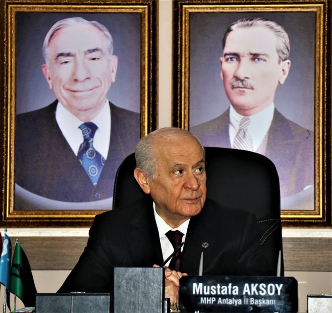 Bahçeli Antalya’da Partisinin İl Binasını Açtı