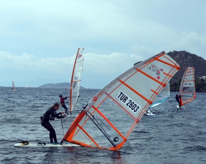 Bodrum’da Rüzgar Sörfü Heyecanı