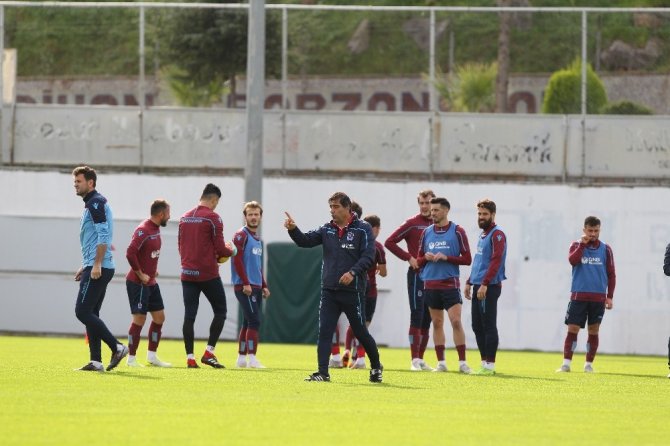 Trabzonspor Kayserispor Maçı Hazırlıklarını Sürdürdü