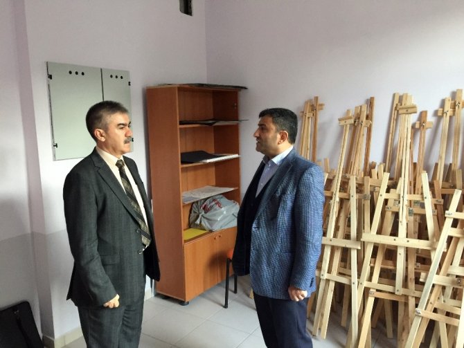 Ak Parti Ortahisar İlçe Başkanı Temel Altunbaş’tan İmam Hatip Lisesine Ziyaret