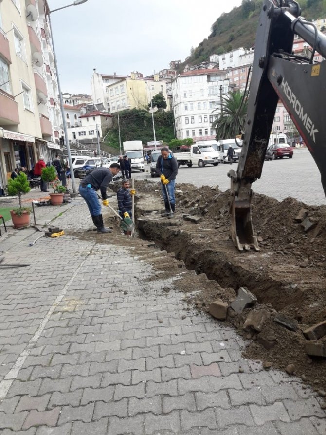 Tirebolu’da Altyapı Ve Üstyapı Çalışmaları Tüm Hızıyla Sürüyor