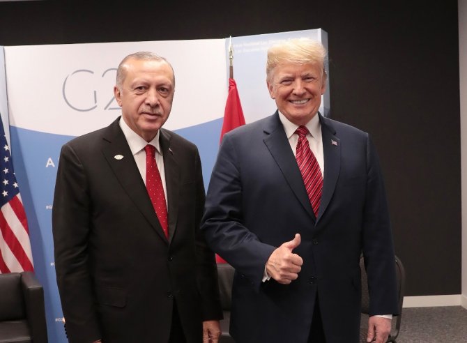 Erdoğan Trump’la Bir Araya Geldi