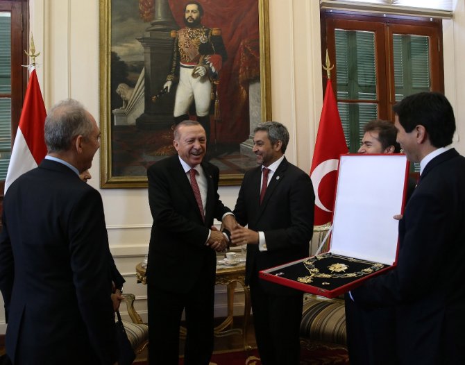 Erdoğan’a Paraguay Devlet Nişanı