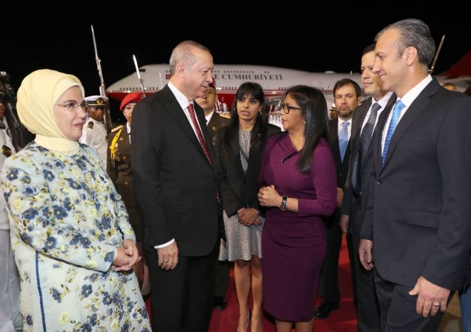 Cumhurbaşkanı Erdoğan Venezuela’da