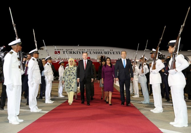 Cumhurbaşkanı Erdoğan Venezuela’da