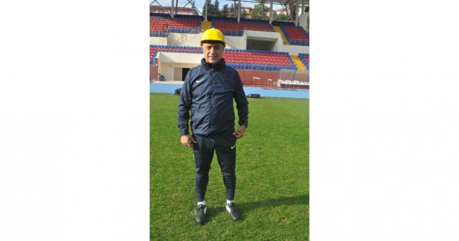 Antrenmana Madenci Baretleriyle Çıktılar
