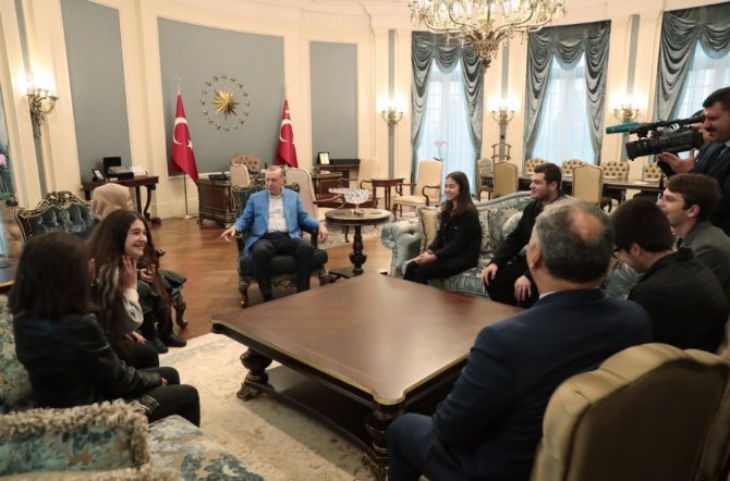 Erdoğan Gençlerle Görüştü