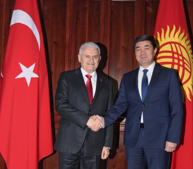 Yıldırım, Kırgızistan Başbakanı Abulgaziyev İle Görüştü