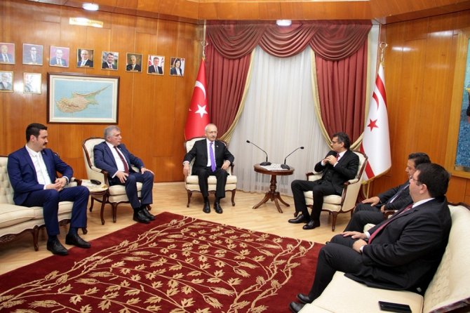 Erhürman, Kılıçdaroğlu’nu Kabul Etti