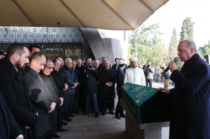Erdoğan Cenazeye Katıldı