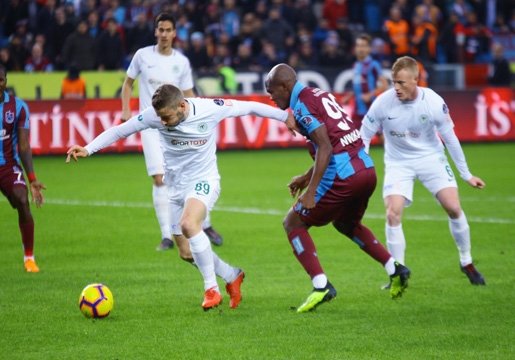 Trabzon’da İlk Yarı Gol Yok
