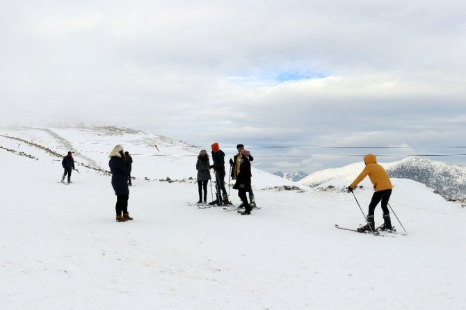 Zigana Dağında Kar Kalınlığı 80 Santimetreye Ulaştı